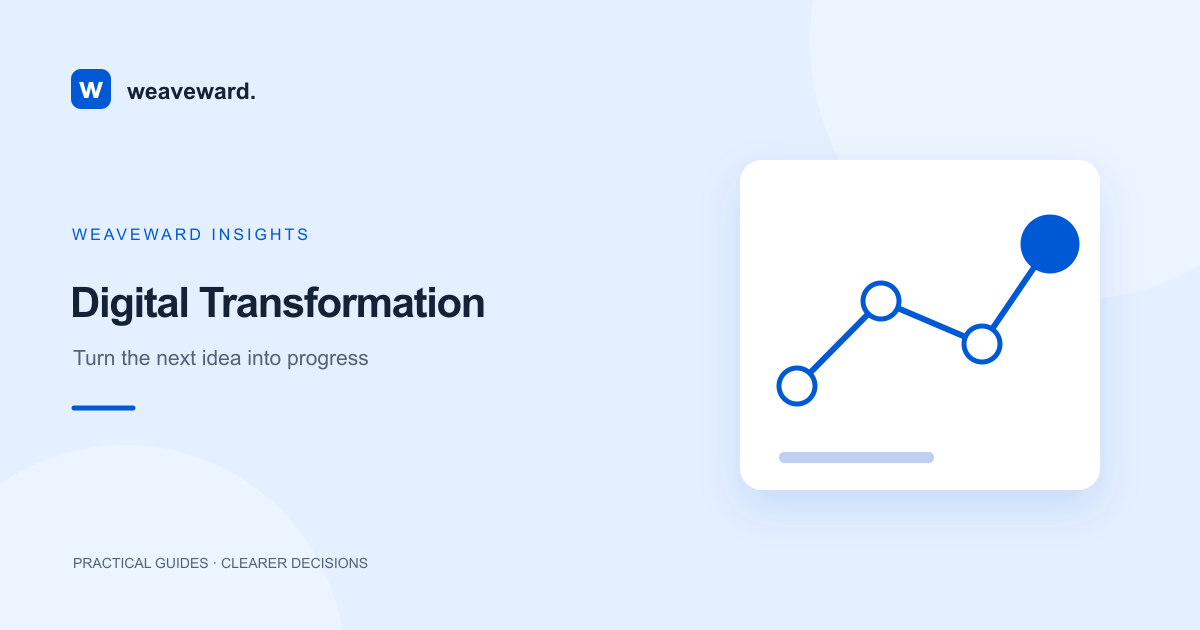 Weaveward business guide: Digital Transformation in 2025: Lessons for 2026 Planning